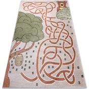 Rugsx Preproga FUN Honey za otroke, medved, čebele 160x220 cm Bež