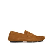 Calvin Klein Mokasini Square Driver Suede HW0HW02844 Rjava