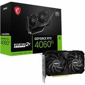 MSI NVidia GeForce RTX 4060 Ti Graficka karta 16GB 128bit RTX 4060 Ti VENTUS 2X BLACK 16G OC