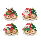 Alltoys Božični kozarci z bleščicami 17x14 cm