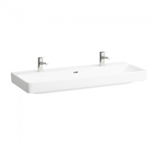 H8149654001071 Laufen Pro S 120 x 46 cm dvojni keramični umivalnik z 2 odprtinama