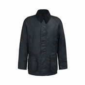 Barbour Ashby Wax Jacket — Black - S