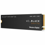 500GB M.2 NVMe Gen4 SSD WDS500G3X0E SN770 Black
