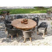 Mountfield Zunanja Vrtna Miza Colosseum O 180 cm Teak