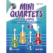 STILES:MINI QUARTETS VOL.2 FOR 4 VIOLINS +CD