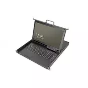 Digitus DS-72220-6GE podstavek 43,2 cm (17) 1920 x 1080 slikovnih pik Črna 1U