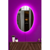 Woody Fashion Zrcalo z LED osvetlitvijo