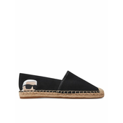 Womens black espadrilles KARL LAGERFELD Kamini Embro - Women