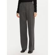 Weekend Max Mara Hlače iz tkanine Zelma 2525786042 Siva Regular Fit