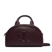 Ročna torba Calvin Klein Bold Ck Dome Crossbody LV04F3895G Bordo rdeča