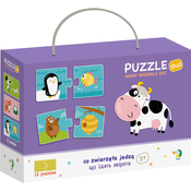 Dodo puzzle duo, krma za živali, 12x2 kosi