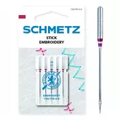 Igle Schmetz Embroidery Stick NM 75