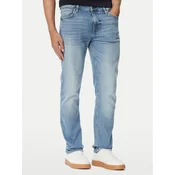 Guess Jeans hlače Finnley M6YAS2 D1479 Modra Slim Tapered Fit