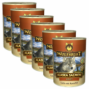 Konzerva WOLFSBLUT Alaska Salmon Adult 6x395 g