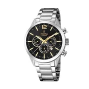 Festina Ura moška Festina F20343/4 Črna Srebrna