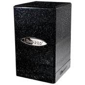 Kutija za kartice Ultra Pro Satin Tower - Glitter Black (100+ kom.)