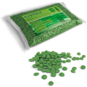 Elastik vosak u granulama - Zeleni s mineralom Mica 500g