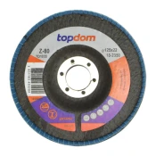 LAMELNI BRUSNI DISK ZA INOX+JEKLO 115x22mm Z120 ZIRCON | Topdom
