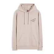 Tommy Jeans Majica NYC greige/črna/bela