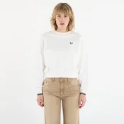 Mikina FRED PERRY Tipped Sweatshirt Snow White 38