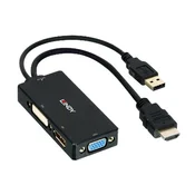 HDMI to DisplayPort - DVI-D and VGA Adapter Converter