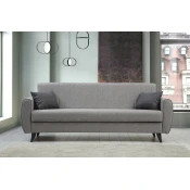 Atelier del Sofa Trosed na razvlacenje Alkon 214x86x77cm Svetlosivi