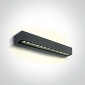 STENSKA SVETILKA LED 2X10W, 3000K IP65 L380 ANTRACIT DM67526B2/AN/W