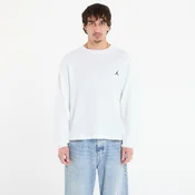 Majice Jordan Flight Mountainside Mens Long-Sleeve Waffle Shirt White/ Black XL