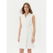 DKNY Cocktail obleka DD5U1H66 Écru Slim Fit