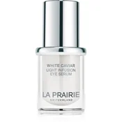 La Prairie Serum za oči z belim kaviarjem in lahkim infuzijskim učinkom 15 ml