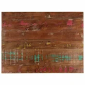 Stolna ploca 80x60x3,8 cm pravokutna masivno obnovljeno drvo