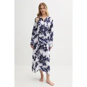Pižama Dkny ženska, mornarsko modra barva, YI00052
