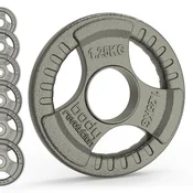 MONSTER Olimpijske uteži Tri Grip iz litega železa, pari, seti 2 x 5 kg, (5000305723)