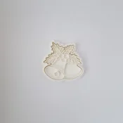 KREATIVNI SLATKIŠI Modla za kolace i ukrase Zvoncici, 10 cm, Bela