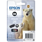 Epson enojni paket črnega fotografskega črnila 26 Claria Premium C13T26114012