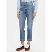 Tommy Hilfiger Jeans hlače Classic WW0WW44355 Modra Straight Fit