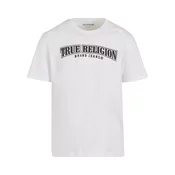 True Religion Majica Nu Brush  crna / bijela