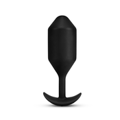 Vibracijski analni čep B-Vibe - Snug Plug 5 XXL, črn