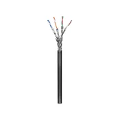 Goobay 57197 networking cable 100 m Cat6 S/FTP (S-STP) Black