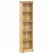 Vidaxl Knjižna omara Corona 46x20x170 cm trdna borovina