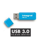 INTEGRAL NEON 32GB USB3.0 blue memory stick