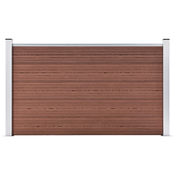 Vrtna ograda WPC 180 x 105 cm smeđa