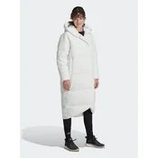 adidas Puhovka Big Baffle Down Coat HN9939 Bela Loose Fit