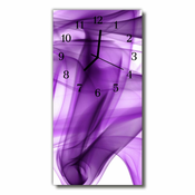 tulup.si Steklena navpična ura Art purple dim 30x60 cm