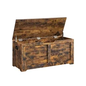 Songmics Shranjevalna klop 100x40x46 cm rjava