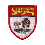shumee Našitek grba Otoka princa Edvarda - magnetna podlaga - vezen našitek/značka/emblem
