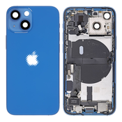 Apple iPhone 13 Mini - zadnje ohišje z majhnimi deli (modra)