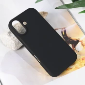 Maska za iPhone 17 63 Teracell Soft Velvet crna