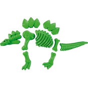 EDUPLAY Stegosaurus zeleni set kalupov za pesek