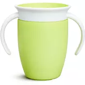 Munchkin Miracle 360° šalica za ucenje pijenja s ruckama Green 6 m+ 207 ml